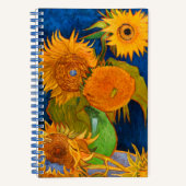 Van Gogh Sunflower Notitieboek (Voorkant)