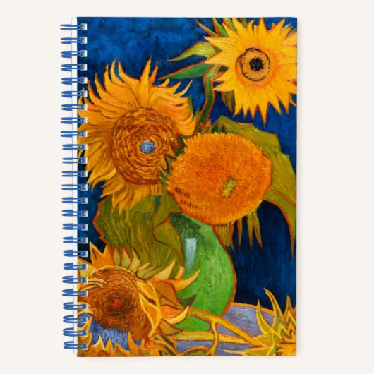 Van Gogh Sunflower Notitieboek (Voorkant)