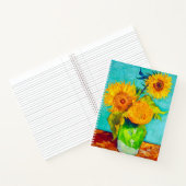 Van Gogh Sunflower Notitieboek (Binnen)
