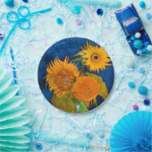 Van Gogh Sunflower Papieren Bordje (Feest)