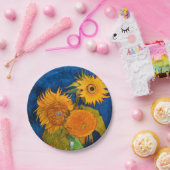 Van Gogh Sunflower Papieren Bordje (Feest)