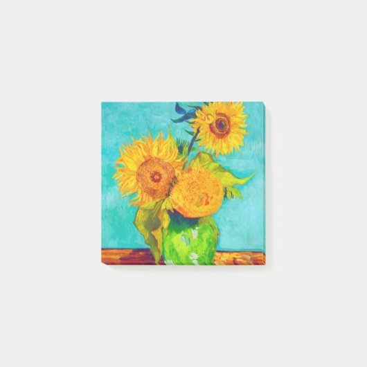 Van Gogh Sunflower Post-it® Notes (Voorkant)