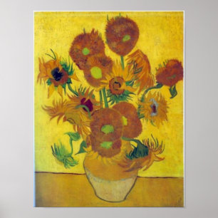 Van Gogh Sunflower Poster