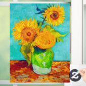 Van Gogh Sunflower Raamsticker (Huis)