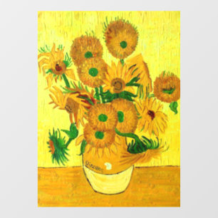Van Gogh Sunflower Raamsticker