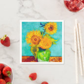 Van Gogh Sunflower Servet (Insitu)