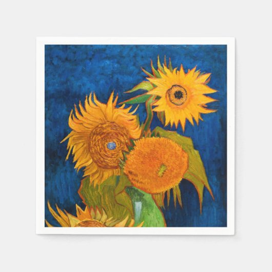 Van Gogh Sunflower Servet (Voorkant)