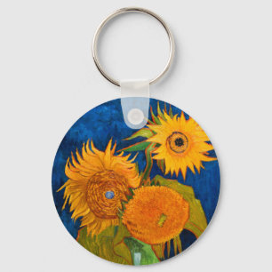 Van Gogh Sunflower Sleutelhanger