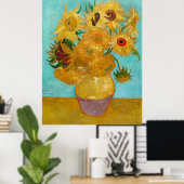 Van Gogh Sunflowers | Van Gogh Wall Art | Poster (Bureau à domicile)