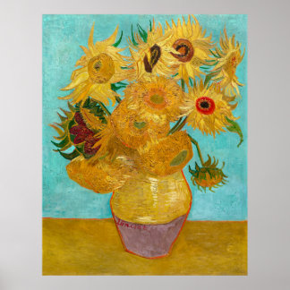 Van Gogh Sunflowers | Van Gogh Wall Art | Poster