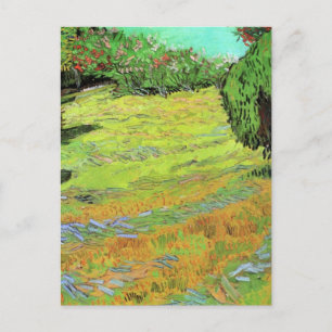 Van Gogh Sunny Lawn in een openbaar park, Fine Art Briefkaart