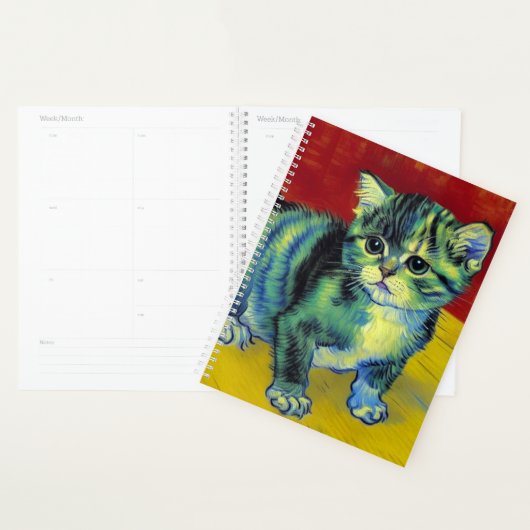 Van Gogh Tabby Cat (Devant avec enveloppe)