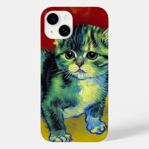 Van Gogh Tabby Cat Case-Mate iPhone 14 Hoesje