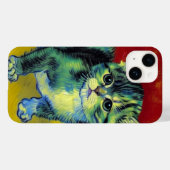Van Gogh Tabby Cat Case-Mate iPhone Case (Achterkant (horizontaal))