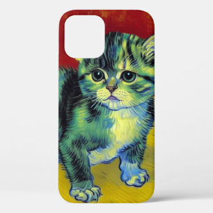 Van Gogh Tabby Cat iPhone 12 Hoesje