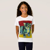Van Gogh Tabby Cat T-shirt (Voorkant volledig)