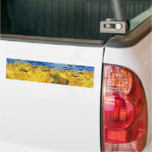 Van Gogh Tarwevelden Bekende Impressionisme Bumpersticker (Op Truck)