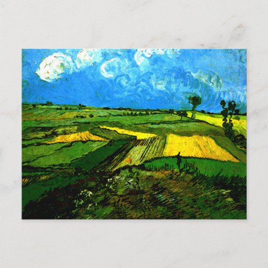 Van Gogh - Tarwevelden bij Auvers Briefkaart (Voorkant)