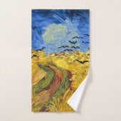Van Gogh Tarwevelden impressionistisch schilderij Bad Handdoek (Handdoek)