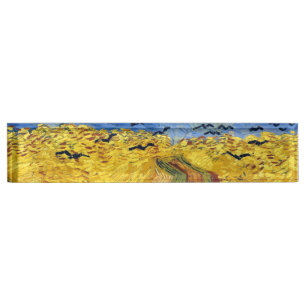 Van Gogh Tarwevelden impressionistische Schilderij Naambordje