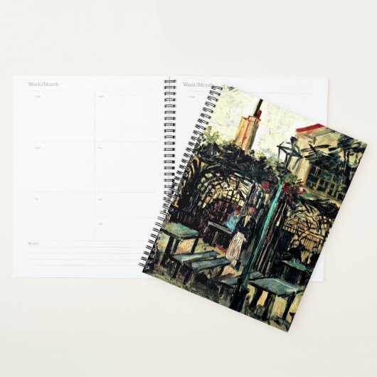 Van Gogh - Terrasse d'un Café sur Montmartre (Devant avec enveloppe)