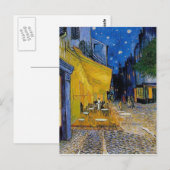 Van Gogh - The Cafe Terrace Briefkaart (Voorkant / Achterkant)