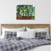 Van Gogh - The Garden of the Asilum Canvas Afdruk (Insitu (Slaapkamer))