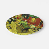 Van Gogh - The Night Cafe, Papieren Bordje (Gekanteld)