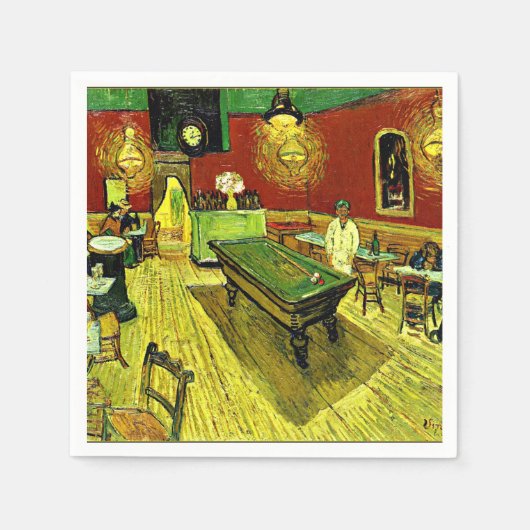Van Gogh - The Night Cafe, Servet (Voorkant)