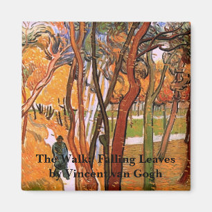 Van Gogh The Walk: Falling Leaves,  kunst Magneet