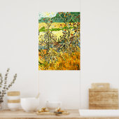 Van Gogh - Thistles, 1888  schilderij Poster (Keuken)