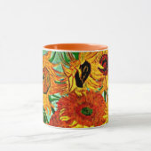 Van Gogh - Tournesols 12 Mug Café Deux Tons (Centre)