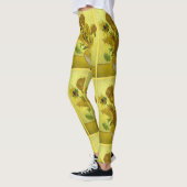 Van Gogh Tournesols Leggings (Gauche)