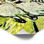 Van Gogh - Trap bij Auvers, Perfect Poster (Hoek)