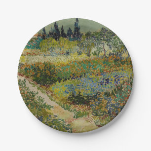 Van Gogh Tuin in Arles Bloemimpressionist Papieren Bordje