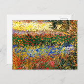 Van Gogh - Tuin in Arles Briefkaart (Voorkant / Achterkant)