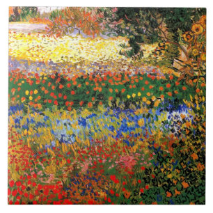 Van Gogh - Tuin in Arles (ook bekend als Bloeiende Tegeltje