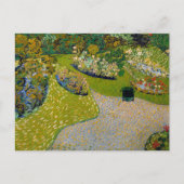 Van Gogh  tuin in Auvers Briefkaart (Voorkant)