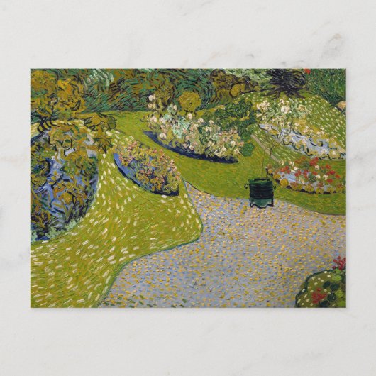 Van Gogh  tuin in Auvers Briefkaart (Voorkant)