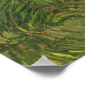 Van Gogh - tuin met butterflies Poster (Hoek)