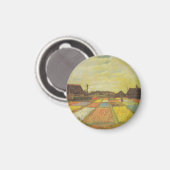 Van Gogh Tulip Fields Fridge Magnet Cadeau (Recto/Verso)
