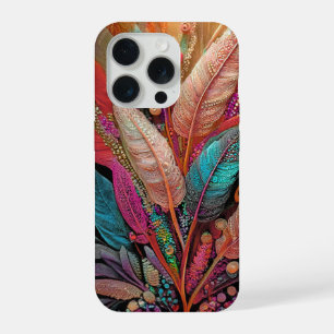 Van Gogh Tulpen, Diep paarse fantasierijke tuin iPhone 15 Pro Hoesje