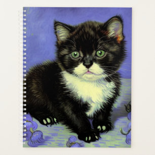 Van Gogh Tuxedo Kitten