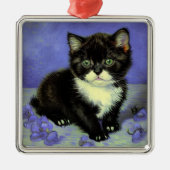 Van Gogh Tuxedo Kitten Metalen Ornament (Voorkant)