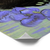 Van Gogh Tuxedo Kitten Poster (Hoek)