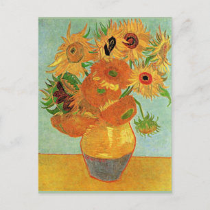 Van Gogh - Twaalf zonnebloemen Briefkaart