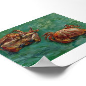 Van Gogh - Twee krabben Poster (Hoek)