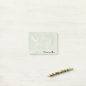 Van Gogh | Twee witte vlinders Post-it® Notes (Op bureau)