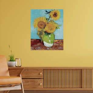 Van Gogh Twee Zonnebloemen Origineel Kunst Meester Poster