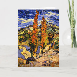 Van Gogh - Two Poplars on a Hill, 1889 Kaart